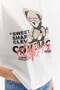Women's Printed T-shirt - 6
