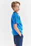 Men's T-Shirt with Text Print Detail - 5
