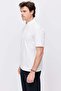 Men's Textured Polo Neck T-Shirt - 2