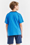 Men's T-Shirt with Text Print Detail - 7