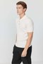 Men's Knitwear Polo Neck T-Shirt - 4