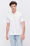 Men's Half Zip Polo Neck T-Shirt - 2