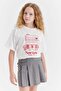 Girl's Printed Detailed T-shirt - 5