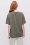 Women's Oversized T-Shirt with Side Slits - 5
