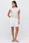 Women's Polo Neck Striped Sleeveless Knitwear T-Shirt - 4