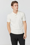 Men's Knitwear Polo Neck T-Shirt - 2