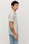 Men's Textured Polo Neck T-Shirt - 3