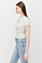 Women's Lettered Crew Neck T-Shirt - 2