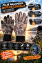 Sazlık Unisex Hunting and Shooting Gloves Camouflage Patterned Touchscreen Compatible Non-Slip Sole