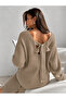 Tri̇ko Dress with Ribbon Detail