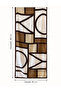 Modern Geometric Patterned Coffee 80X180 Shal Sal3000 - 3