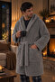 Premium Men's Bathrobe I Wellsoft Plush I Hooded Bathrobe & Bathrobe I with Hat - 3