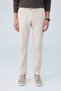 Men's Comfort Fit Cotton Viscose Fabric Linen Look Beige Trousers - 216Dngr - 4