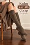 Below Knee Socks Cotton 4 Pieces - 4