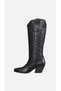 Idlea Genuine Leather Pointed Toe Women's Heeled Dallas Boots - 6