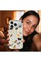 iPhone 17 Pro Compatible - Friendly Cats, Double Layer Cover, Glossy Surface Protective Case - 4