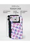 iPhone 17 Pro Compatible - Purple and Blue Cats, Double Layer Cover, Glossy Surface Protective Case - 3