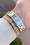 Gold Gray Color 30 mm Women's Wristwatch Same as Pictured - 4