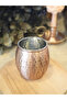 Copper Cup Chubby Cocktail Hammer Forged Model Matte Copper Color - 4