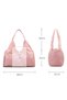 Matte Carry Shoulder Bag Pink - 8
