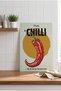 Chilli Pepper Mottolu Tempered Glass Cutting Board 25X35 cm