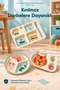3-Piece Melamine Children's Plate - Extra Durable Bpa-Free Nutrition Set - Unbreakable Children's Nutrition Plate - 6