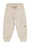 Basic Cargo Pocket Sweatpants for 2-5 Years Old - Beige