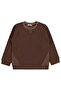 Pieced Sweatshirt for 6-9 Years Old - Brown