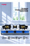 Stainless Steel Gas Stove Igs 125 | Auto Ignition | High-efficiency Blue Flame | Spill Tray - 2