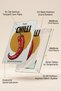 Chilli Pepper Mottolu Tempered Glass Cutting Board 25X35 cm - 2