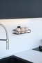 Lifetime Stainless Shampoo Rack, Spice Rack, Kitchen Shelf, Adhesive Shelf Black - 5