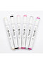 Premium Double-Ended Art Markers Set of 6 – Pink and Pastel Tones