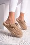 Women's Plush House Slippers Closed Toe Furry Inside Non-Slip Sole Winter Women's House Dowry Slippers 4 Seasons - 4