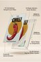 Chilli Pepper Mottolu Tempered Glass Cutting Board 20X30 cm - 2