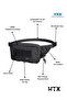Grovuxa Black Color Multi-Compartment Unisex Outdoor Waist and Shoulder Bag - 2