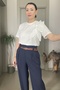 Belted Pleated High Waist Palazzo Trousers - 2