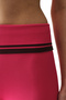 Pink Seamless Stitch-Free Foldable High Waist Leggings - 4
