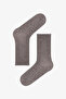 Navy Blue Relax Line Striped Cotton 5-Pair Socks - 5