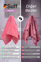 Magnolie Carbon Based Microfiber Large Kitchen Countertop and Surface Drying Cloth 70X50 cm Pink - 5