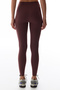 Brown High Waist Soft Feel Leggings - 3