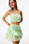 Mint Green Somer Ruffle Skirt - 3