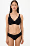 Traceless Black Fit Decolette Padded Bra - 3