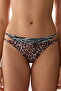 Wild Layered Side Leopard Print Mid-Waist Bikini Bottom - 4