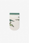 Boy's Sleepasaurus Prince Patterned Cotton 3 Pairs Booties Socks - 4
