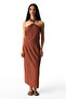 Dark Orange Mykonos Dress - 2