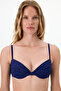 Navy Blue Pleasure Lace Bra - 2