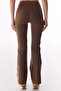 Brown Spanish Flare Soft Feel Leggings - 3
