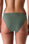 Green Rana Textured High Waist Bikini Bottom - 2