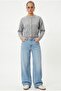 Women's Tilia Crop Gray Knit Cardigan - 3