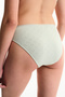 Light Green Pointel Floral Slip Panties - 2
